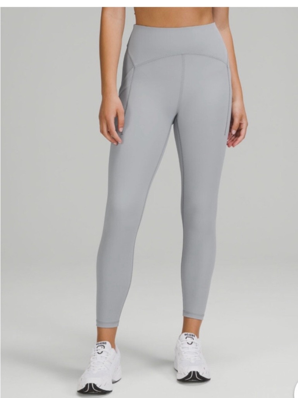 Lululemon Power Thru High-Rise Tight 25" Leggings in Rhino Grey size 4